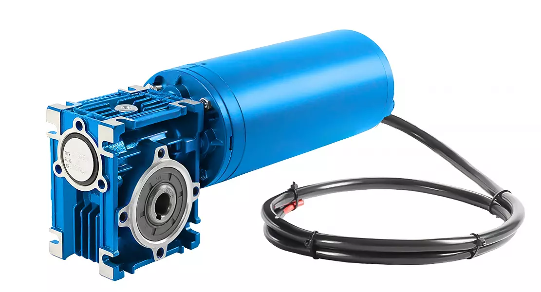 CMRV030 DC100-2, 12V, 0,14 kW, 60 o/min, IP66 snekkegearmotor